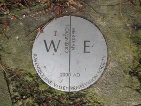 Greenwich Meridian Marker; England; LB Bromley; Shortlands (BR2)